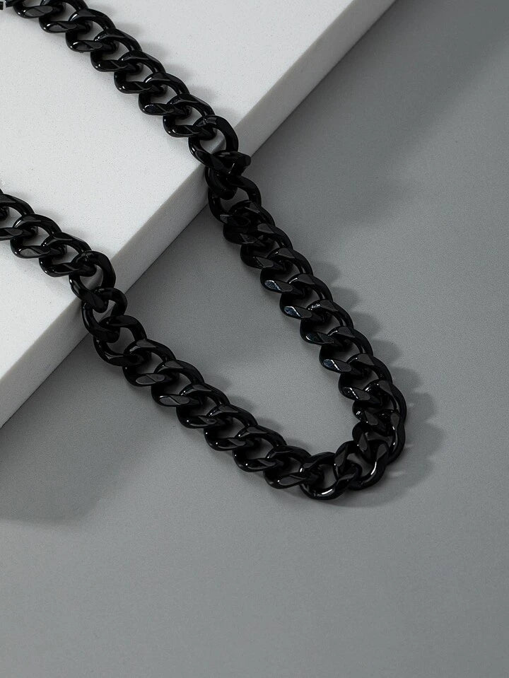 Black Cuban Chain Bracelet